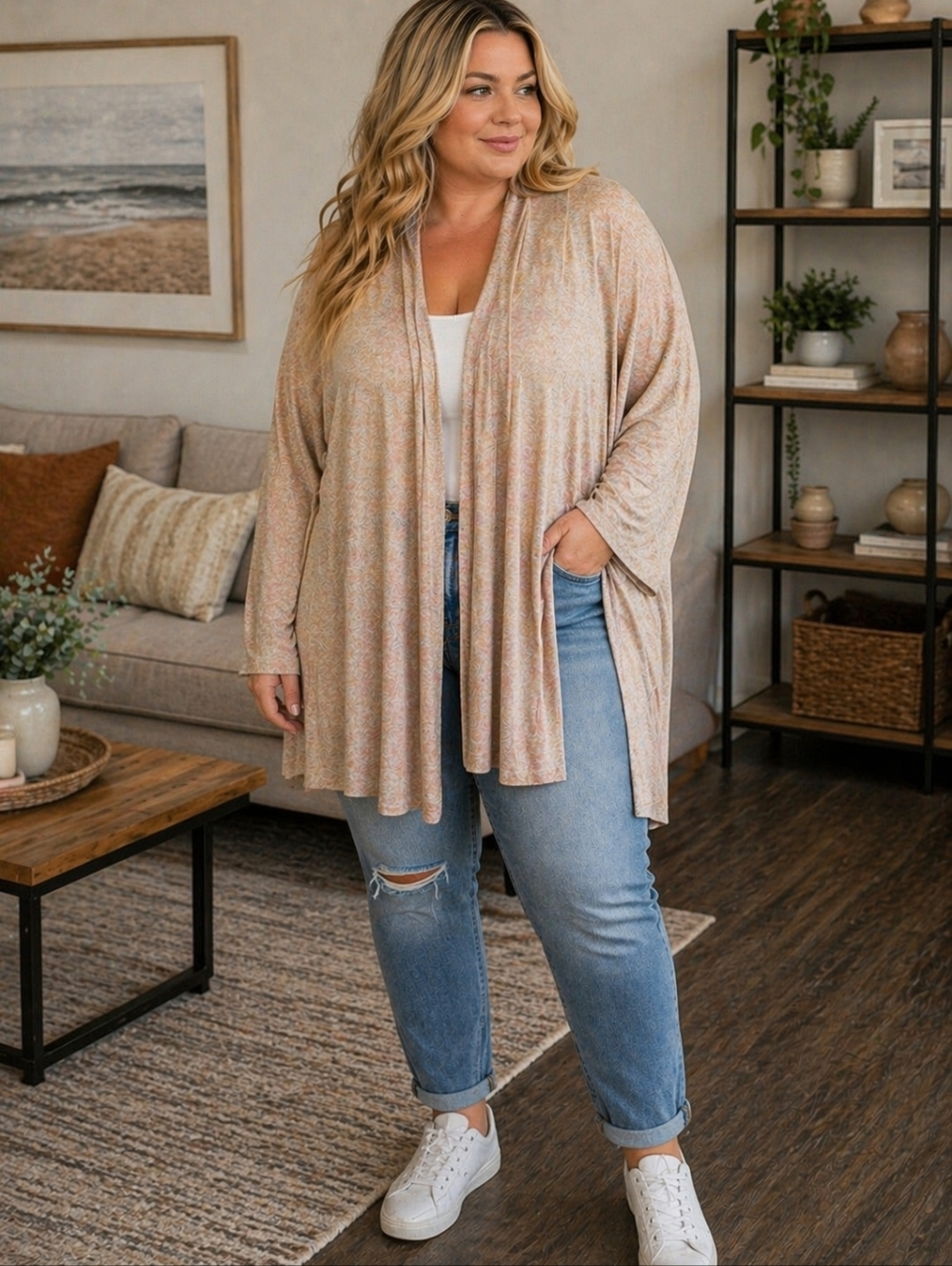 Addition Elle Penningtons *NEW  Batwing Viscose/Polyester Blend Cardigan Size 2x